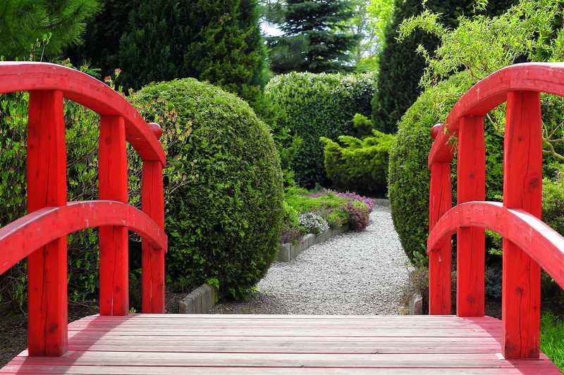 comment fabriquer un pont japonais de jardin en bois