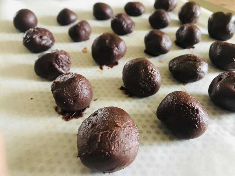 Recette facile des truffes au chocolat